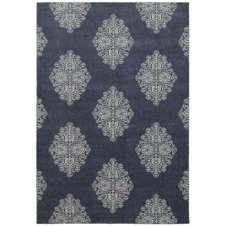 Oriental Weavers Area Rugs, Pasha 5992K 10X13 Rectangle - Blue/ Ivory-Polypropylene P5992K300390ST